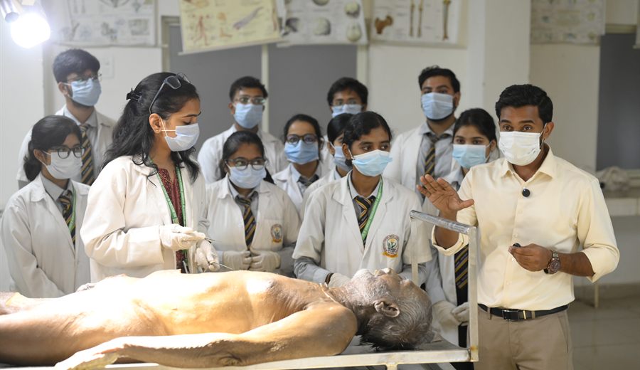 Anatomy Practical Lab at NIAMS Bhopal